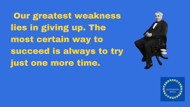 How Thomas Edison Succeeded after failing 1,000 times. How Thomas Edison changed the world