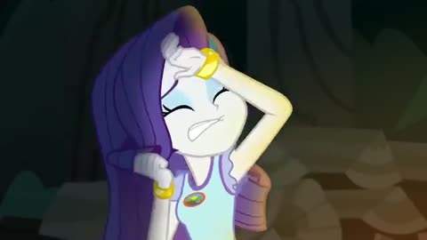 EQG4 Rarity Campfire Story Screamed Portuguese Brazlian