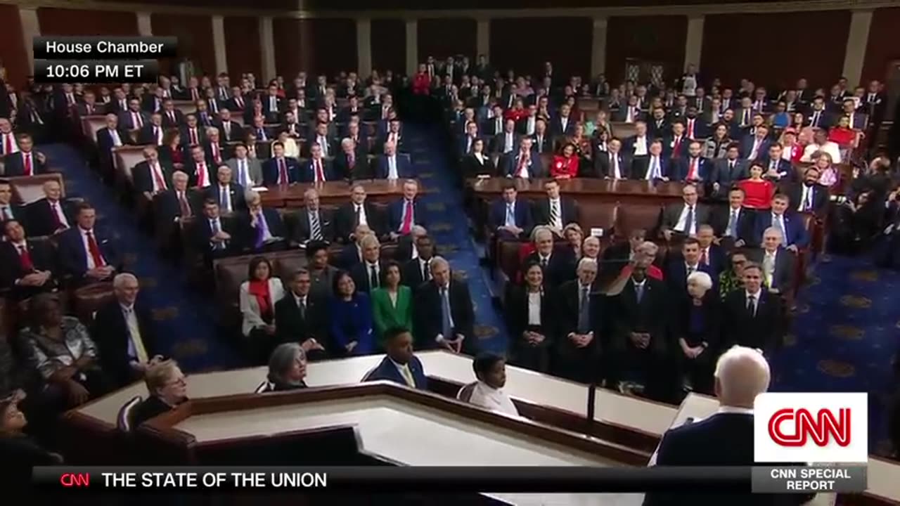 See Biden's response to Marjorie Taylor Greene interrupting speech