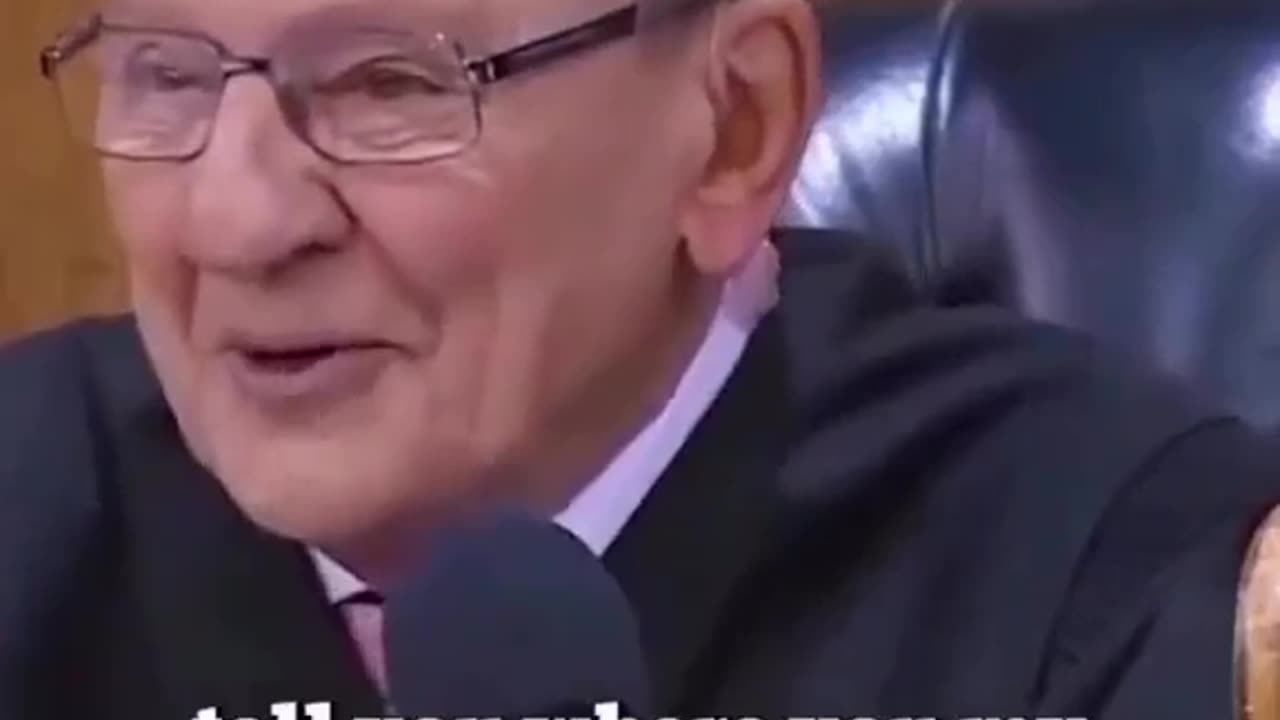 Emotional moment in the court