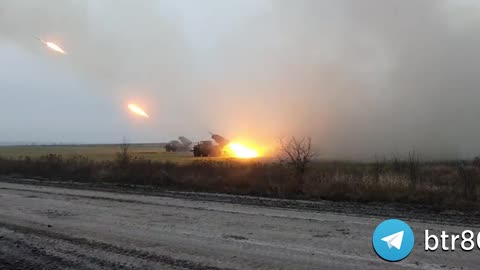 Грады "🅾️тважных" выкорчевывают украинский терроризм с русской земли