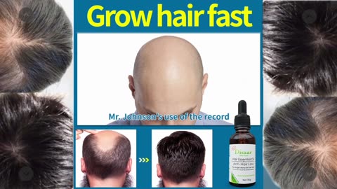 The woman's hair with this product is 10 times stronger and the man recovers his hair thus becoming 20 years younger