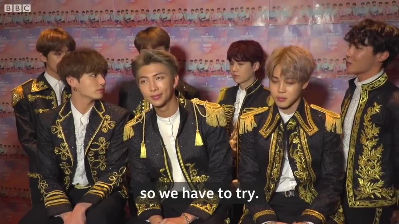 Meet BTS backstage at their first UK show - BBC News