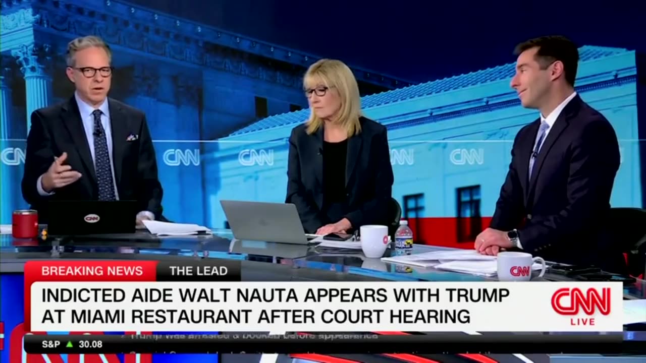Jake Tapper gets annoyed with Trump visiting Miami café
