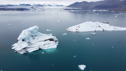 Glacier Lagoon Iceland Iceberg Landscape Nature