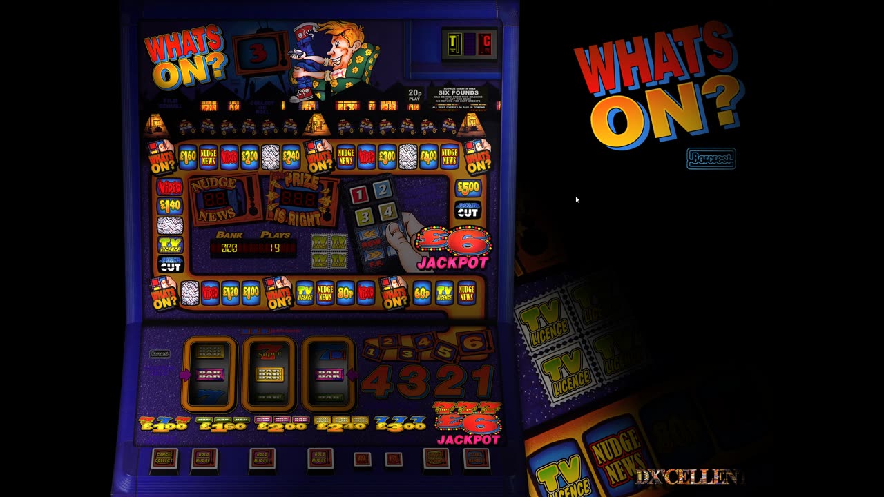 What's On £6 Jackpot Barcrest Fruit Machine Emulation