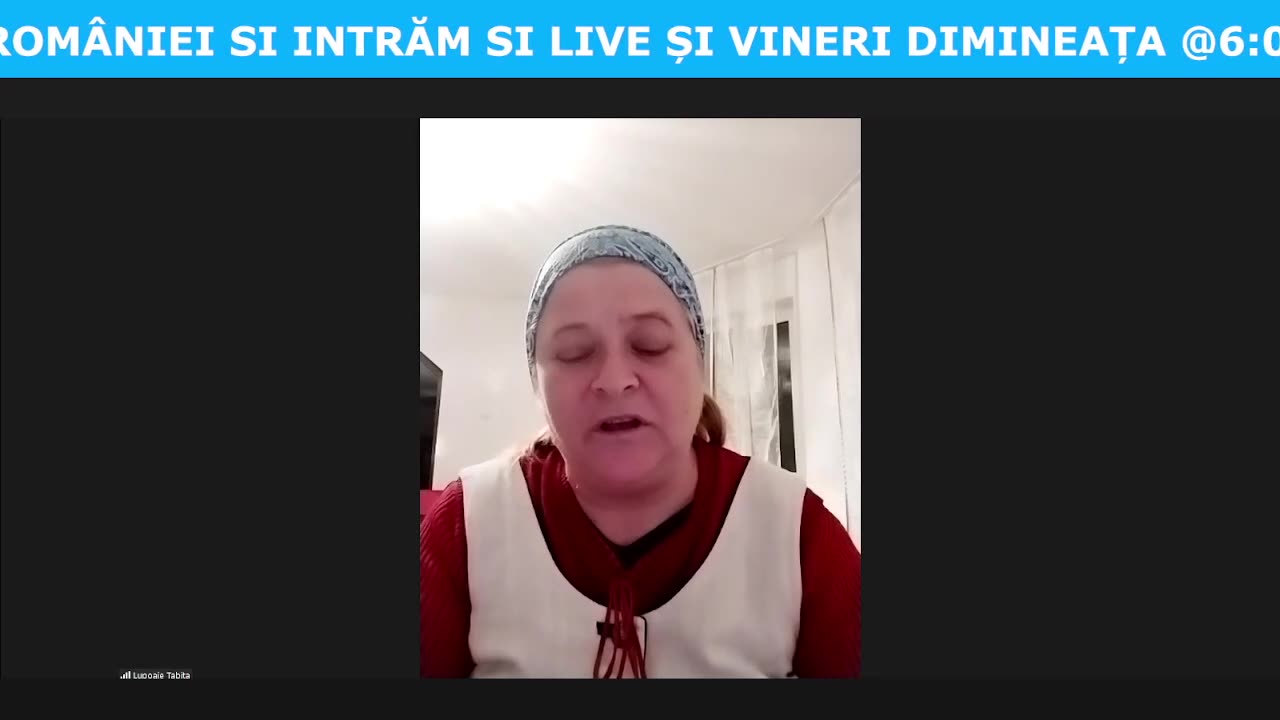 TABITA LUPOAIE -DOINELE GOLGOTEI- PĂRTĂȘIE LIVE BISERICA ONLINE INTERNAȚIONALĂ CALEA CĂTRE RAI