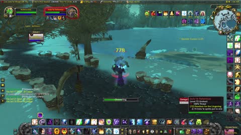 World of Warcraft Lich King Classic Shadow in the Tundra at level 74