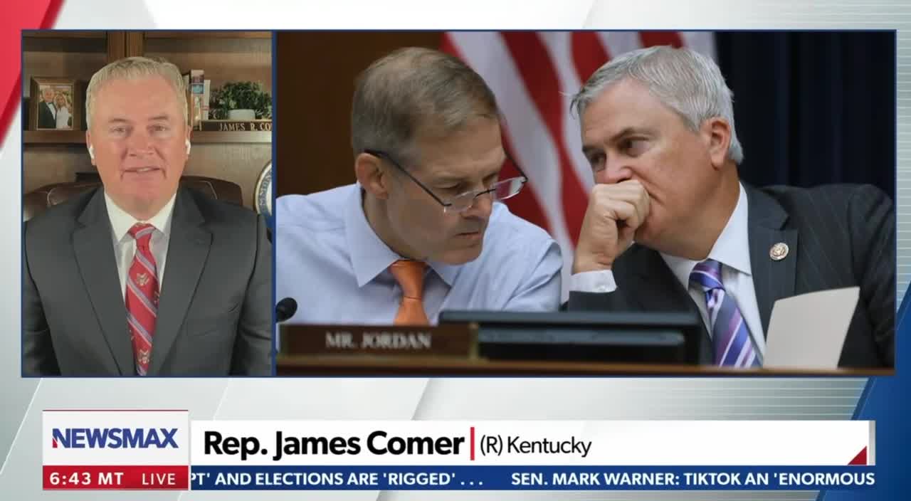 Rep Comer says Jordan and the Judiciary Committee want to interview all 51 of the intelligence officials