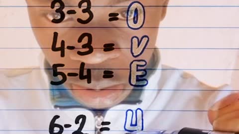 Mathematical Love message