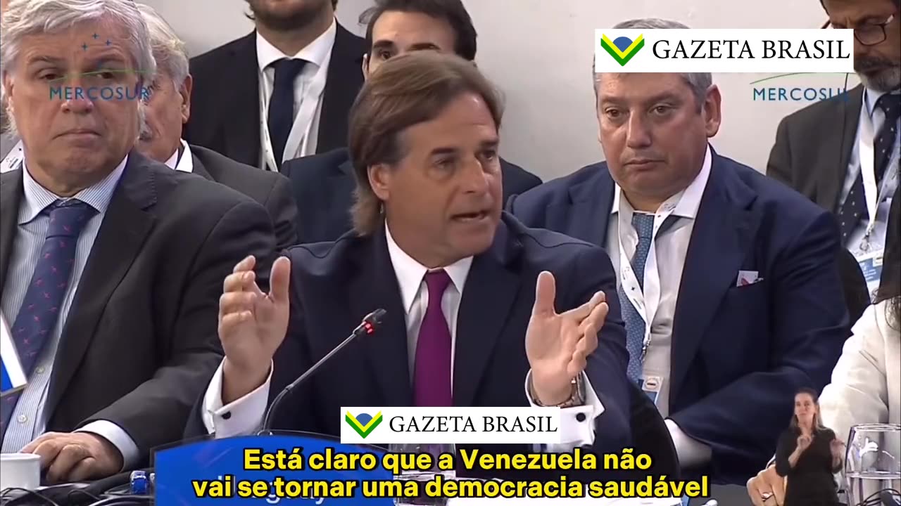 Lacalle Pou diz não há democracia na Venezuela e condena inelegibilidade de opositores de Maduro