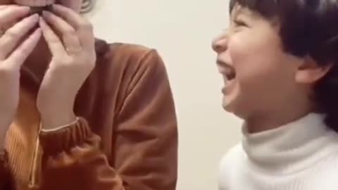 Funny child entertainment video