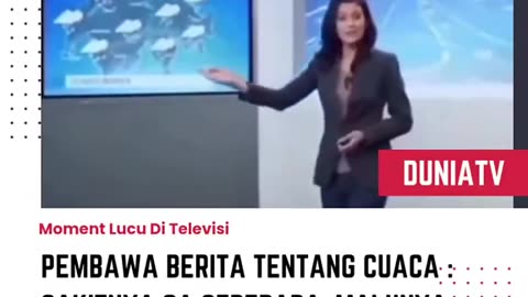 Pembawa berita tentang cuaca