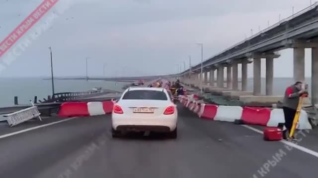 This is what the Crimean bridge looks like now