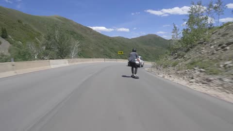 Longboarding - Passing Cars Down Epic Mountain Road!-18