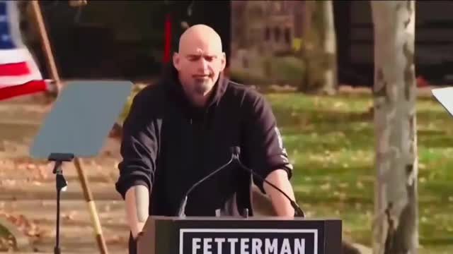 The American Flag Never Stands With People That Don't LOVE AMERICA! American Flags Falling Fetterman