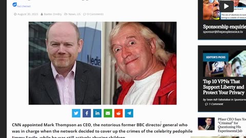 Former BBC Chief, Who Covered Up Jimmy Savile Pedophilia Scandal, Appointed as CEO of CNN