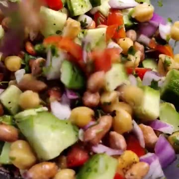 Protein salad recipe 😋 healthy protein salad 🥗