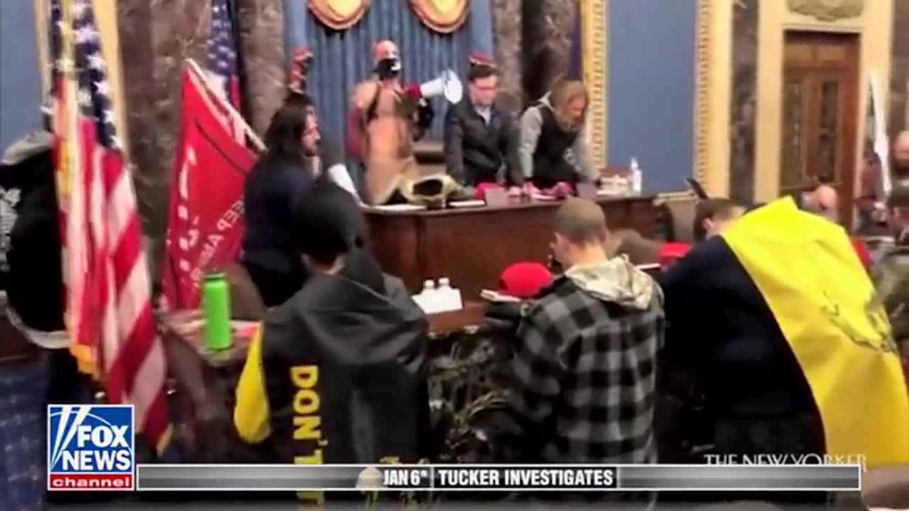 Capitol Police acted as the Tour Guides of the Shaman.