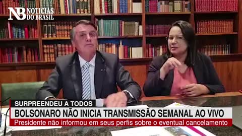 Bolsonaro surpreende e tradicional Live Semanal não é transmitida