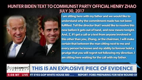 Explosive evidence against Joe and Hunter Biden