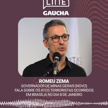 Romeu Zema explica o quê o governo federal não fez para evitar o vandalismo em 08 de janeiro