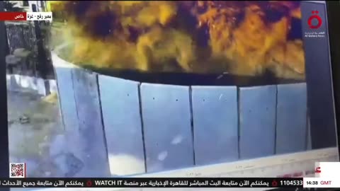 L'aviazione israeliana ha bombardato il valico di Rafah (16 ott 2023)