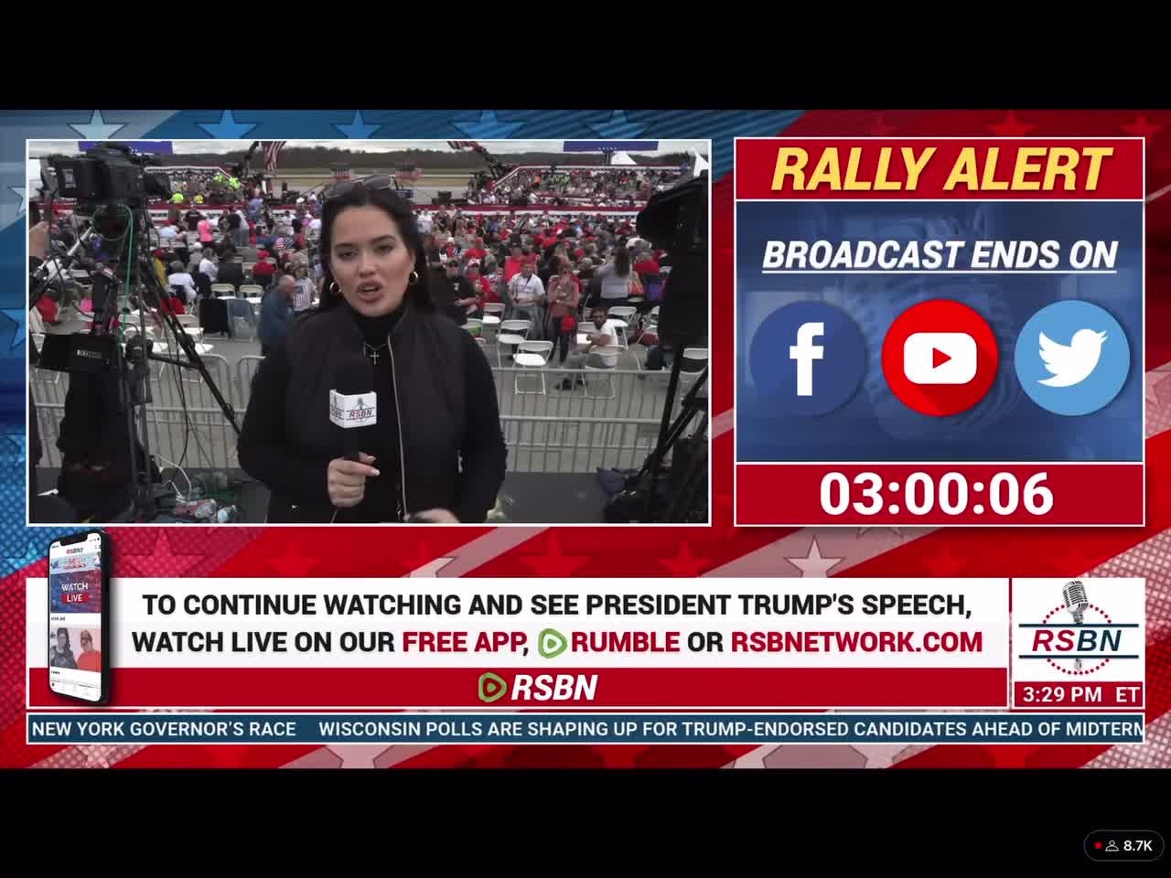 11/5/22 President Donald Trump Save America rally PA Ways to watch in description👇 #maga