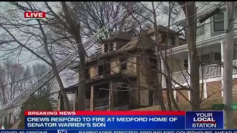 Medford home owned by son of Mass. Sen. Elizabeth Warren destroyed by raging blaze