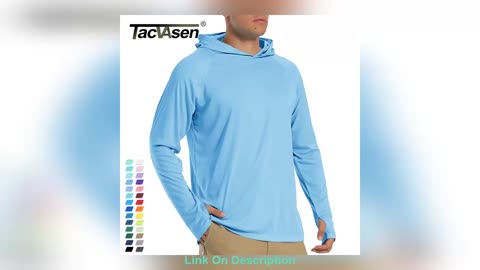 Best TACVASEN Sun Protection T-Shirts Mens Long Sleeve H