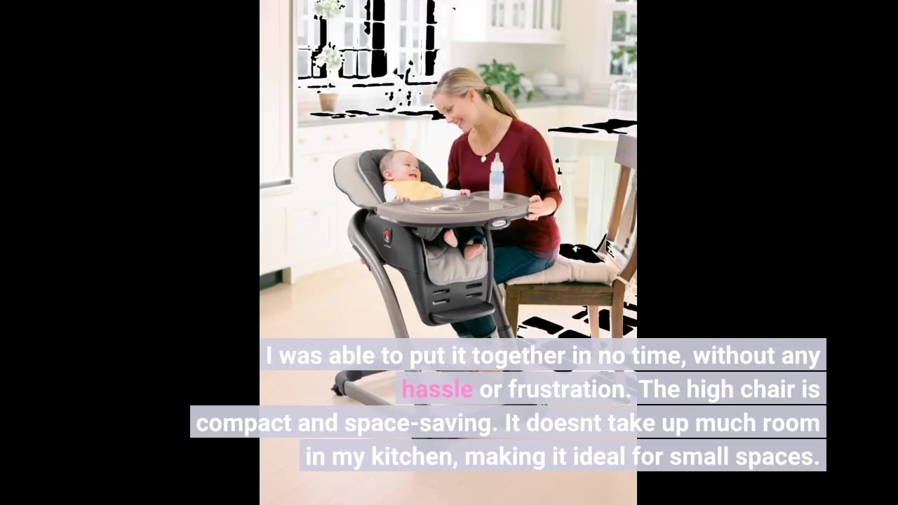 View Remarks: Graco Blossom 6 in 1 Convertible High Chair, Redmond