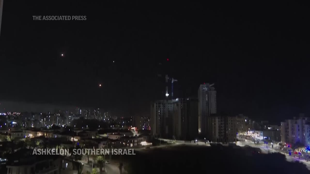 Israel intercepts rockets fired from Gaza Strip