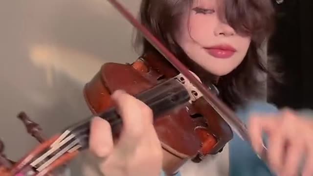 Violin playing