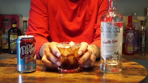 Cruzan Vanilla Rum & Dr Pepper Creamy Coconut