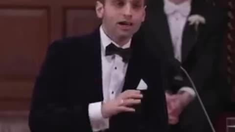 Lovely speech directed to woke