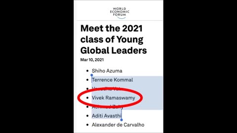 Another one from WEF??
