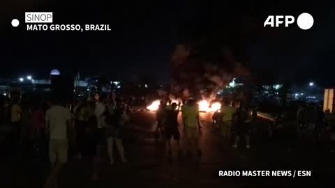 Protesters block road after Bolsonaro's defeat in Brazil | AFP