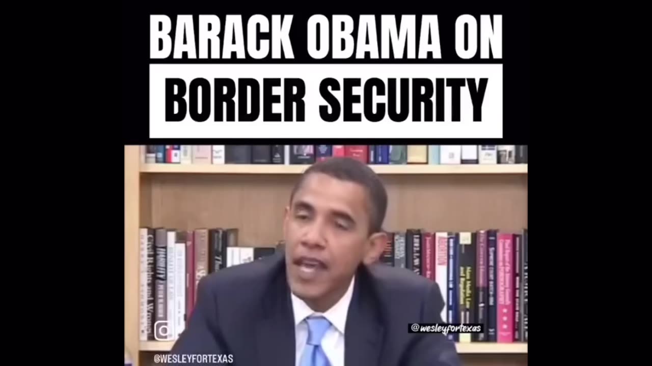 Obama Promotes border security to get elected