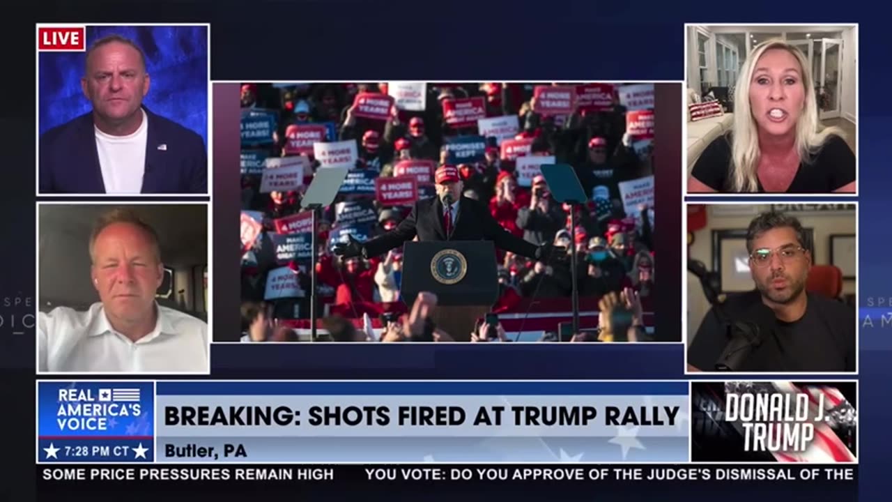 We will NOT back down! President Trump put his fist in the air