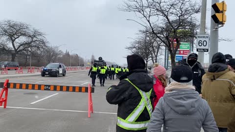 Police Disperse Windsor Protesters