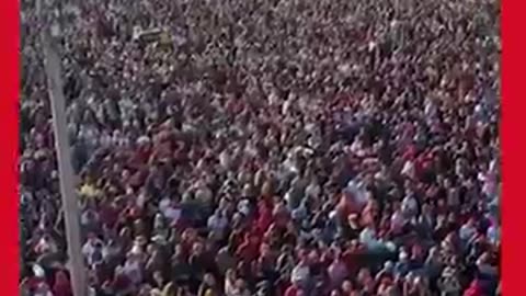 US Election 2024: Huge Crowd Gathers At A Donald Trump Rally In Pennsylvania