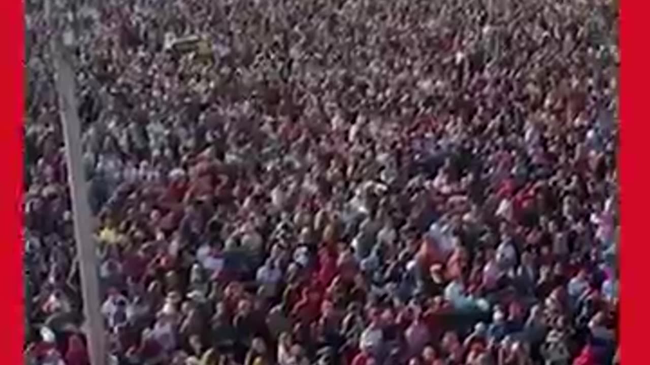 US Election 2024: Huge Crowd Gathers At A Donald Trump Rally In Pennsylvania