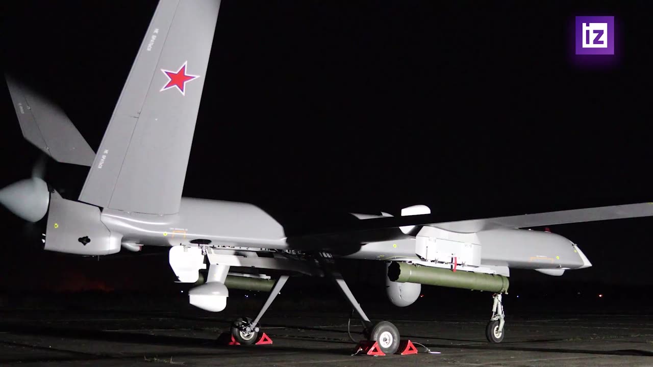 Rare footage of the Russian strike drone Orion Inokhodets (Иноходец)