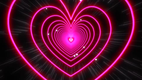 1033. Love Animation💖Pink Heart Background💖Heart