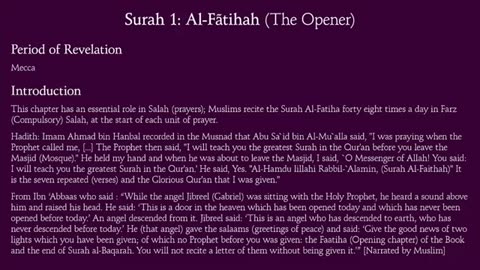 suratul Fatiha Tarjuma English ki