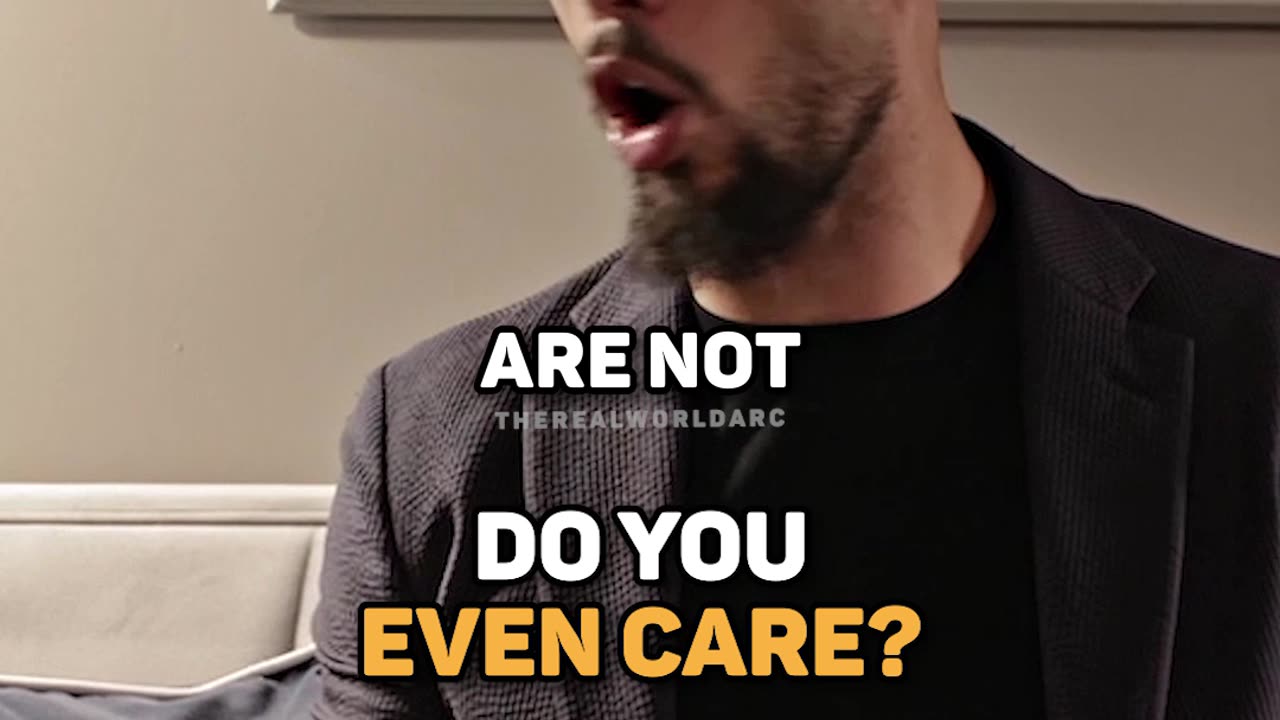 Tate on if you even care about improving yourself