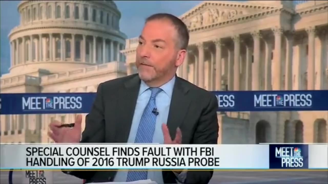 Chuck Todd criticizes the FBI