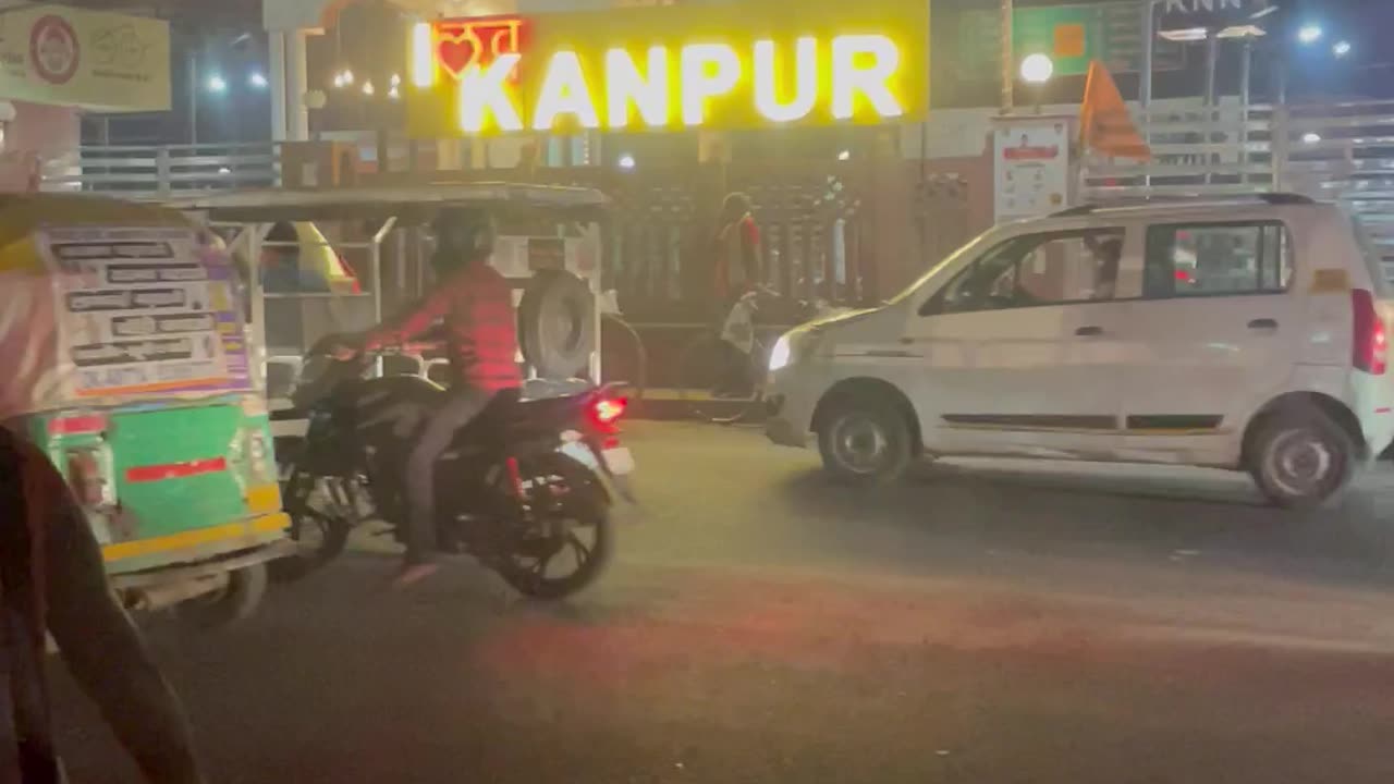 Night view Kanpur Uttar Pradesh