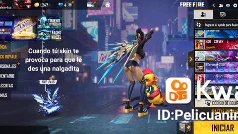 El baile de la nalgadita al estilo free fire