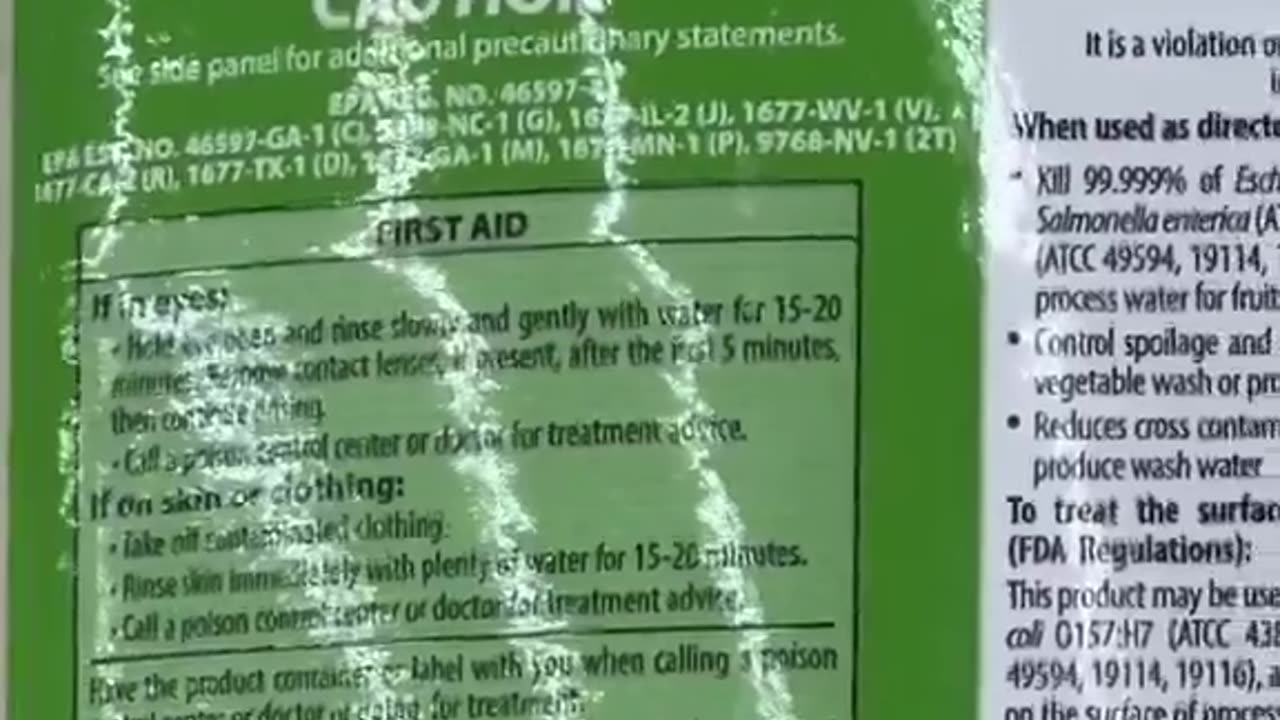 Poison Organic Produce